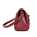 Stripe Crossbody Bags For Women Handbags High Pu Leather Ladies Shoulder Bag