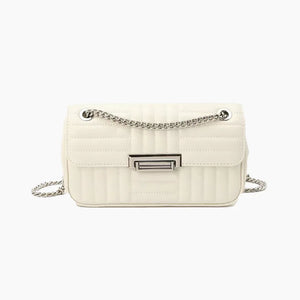 Striped Women Shoulder Bag Chains Crossbody Bags Small Phone Flap