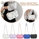 Studded PU Leather Crossbody Bag Chain Shoulder Tote Vintage Messenger