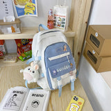 Girls Laptop Book Bag Leisure Travel School Backpack