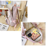 Girls Laptop Book Bag Leisure Travel School Backpack