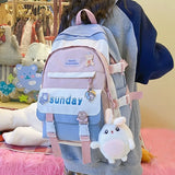 Girls Laptop Book Bag Leisure Travel School Backpack