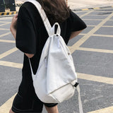 Student Backpack Personality Couple Schoolbag Unisex Youth Bagpack