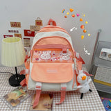 High Capacity School Shoulder Bag Women Laptop Bag Female Travel Backpack