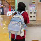 High Capacity School Shoulder Bag Women Laptop Bag Female Travel Backpack