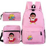 Students Boys Girls School Backpack Pattern Back to College Rucksack