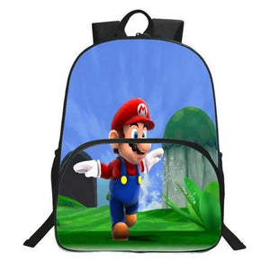 16" Hero Teen Boys School Bags Kids Bookbag Cartoon School Backpack