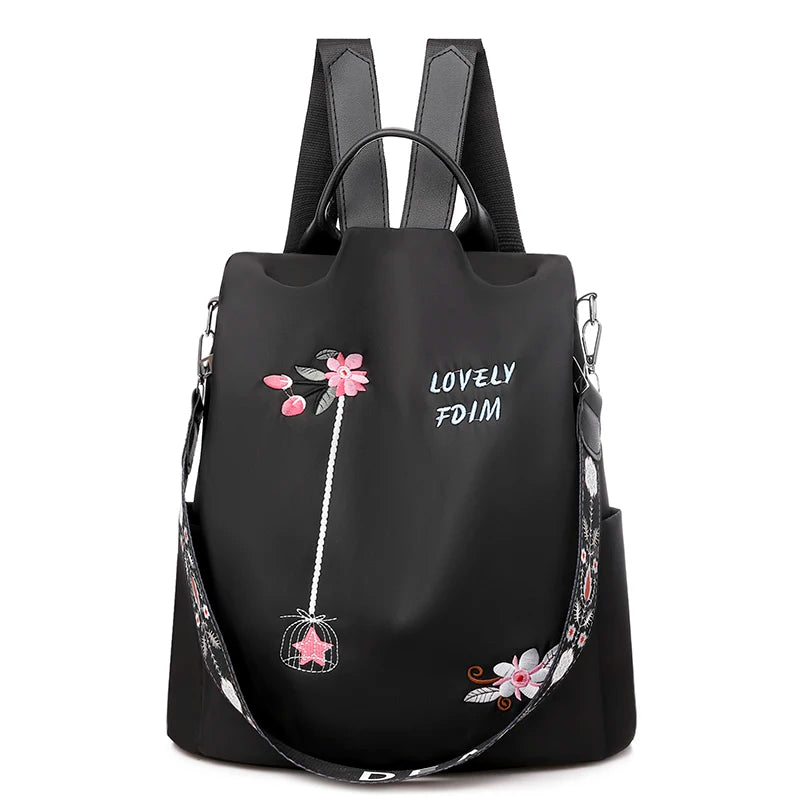 Anti-theft Backpack for Girls High Travel Bookbags