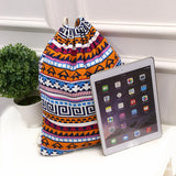 Girls Shoulder Bags Women Canvas Leaf Backpack Bag Shoe Travel Pouch