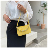 Crocodile Pattern PU Leather Tote Shoulder Bag for Women
