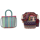 Summer Beach Bag Lady Travel Handbag Women's Woven Shoulder