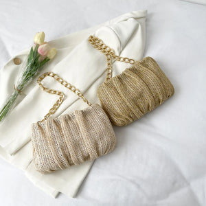 Summer Beach Straw Clutch Woven Bag Women Shoulder Travel Bag