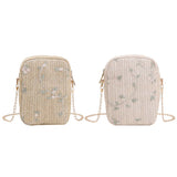 Summer Beach Straw Clutch Bag Women Travel Shoulder Bag