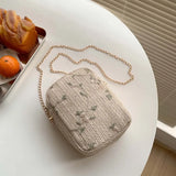 Summer Beach Straw Clutch Bag Women Travel Shoulder Bag