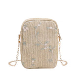 Summer Beach Straw Clutch Bag Women Travel Shoulder Bag