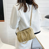 Summer Beach Straw Clutch Woven Bag Women Shoulder Travel Bag