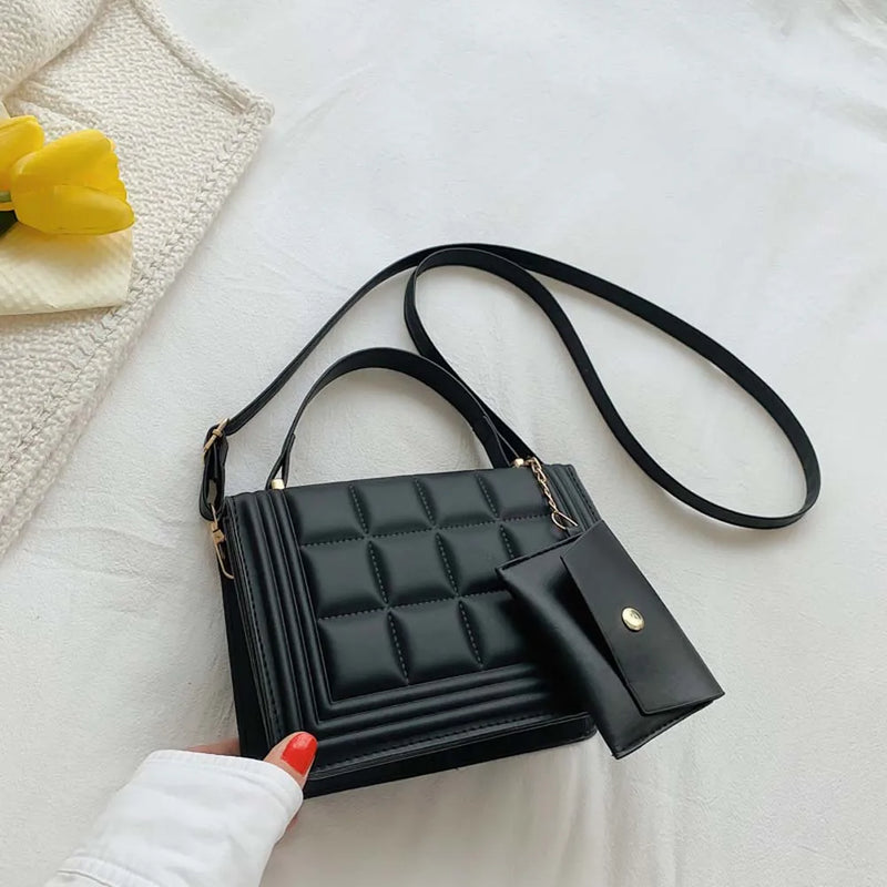 Summer Japanese Messenger Bag for Female Girl - Small Handbag Square Purse