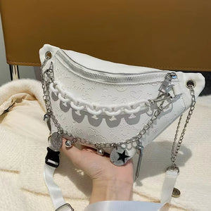 Summer Western Style Small Bag Female All-match Waist Bag Chest Bag