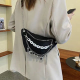 Summer Western Style Small Bag Female All-match Waist Bag Chest Bag