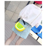 Summer Shoulder Bags Lemon Metal Chain Ladies Girls