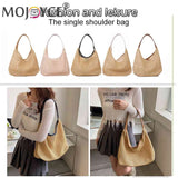 Summer Crossbody Messenger Top-Handle Bag Straw Handbag for Girl