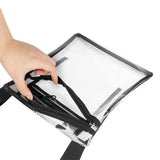 Clear Crossbody Messenger Bag Transparent Handbag for Outdoor Travel