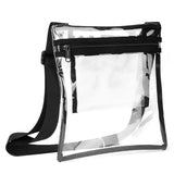 Clear Crossbody Messenger Bag Transparent Handbag for Outdoor Travel