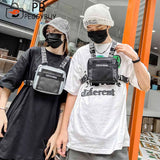 Unisex Tactical Chest Bag Hip Hop Streetwear Vest Casual Fanny Pack