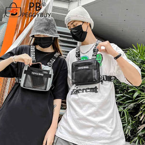 Unisex Tactical Chest Bag Hip Hop Streetwear Vest Casual Fanny Pack