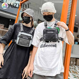 Tactical Chest Bag Unisex Hip Hop Vest Streetwear Bag Casual Nylon Fanny Pack