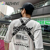 Tactical Chest Bag Unisex Hip Hop Vest Streetwear Bag Casual Nylon Fanny Pack