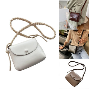 Texture One-Shoulder Messenger Small Square Bag