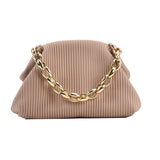 Thick Chains Women Shoulder Bags Clip Shell Handbags