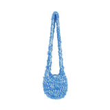 Thick Line Crochet Women Handbags Knitting Shoulder Bags Candy Woven Crossbody B