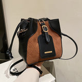 Faux Suede Crossbody Bag Famous PU Shoulder Bag