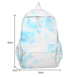 Tie Dye Nylon Women Backpack Anti-theft Female Backpacks
