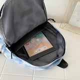 Tie Dye Student Backpack Rucksack College Girls School Bags