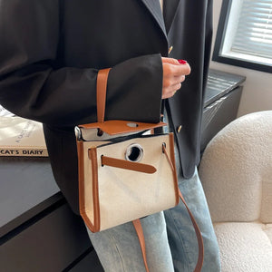 Casual Crossbody Bag Pu Leather Shoulder Bag For Women