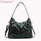 Cotton Padded Quilted Tote Bag Autumn Winter Crossbody Handbag