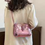 Stone Pattern Crossbody Bag Large Size Tote Bag