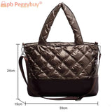 Autumn Winter Tote Messenger Bag Large Capacity Purse
