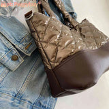 Autumn Winter Tote Messenger Bag Large Capacity Purse