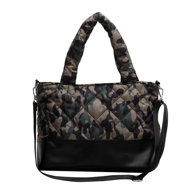 Large Capacity Tote Messenger Bag for Women, Autumn Winter Ladies Purse