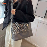 Large Capacity Tote Messenger Bag for Women, Autumn Winter Ladies Purse