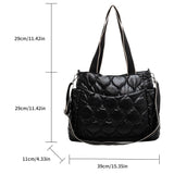 Large Capacity Nylon Crossbody Bag Autumn Winter Travel
