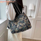 Large Capacity Nylon Crossbody Bag for Ladies