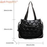Large Capacity Nylon Crossbody Bag for Ladies