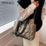 Large Nylon Crossbody Tote Messenger Bag