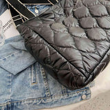 Large Nylon Crossbody Tote Messenger Bag