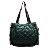 Large Capacity Nylon Travel Messenger Bag Solid Crossbody Padded